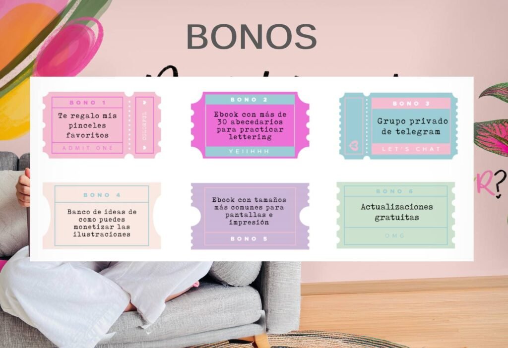 bonos curso ilustracion en procreate para principantes